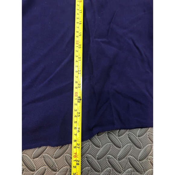 Eileen Fisher 100% Silk Button Down Shirt Womens XL Purple Long Sleeve Blouse - Picture 6 of 8